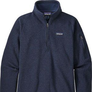 NWT Patagonia Better Sweater Navy 1/4 Zip